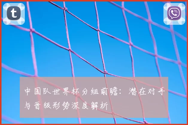 中国队世界杯分组前瞻:潜在对手与晋级形势深度解析