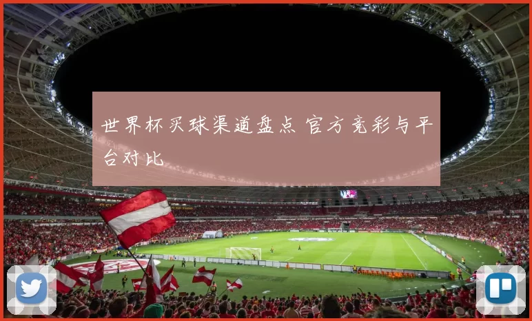 世界杯买球渠道盘点 官方竞彩与平台对比