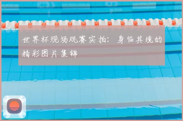 世界杯现场观赛实拍:身临其境的精彩图片集锦